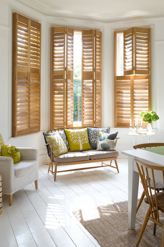 wooden shutters